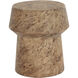 Brie 20 X 18.5 inch Burl Look Outdoor End Table